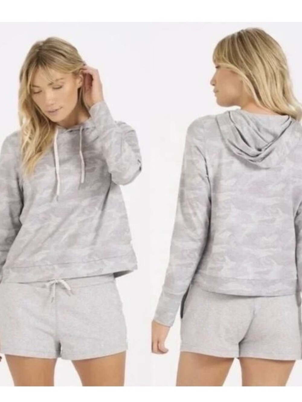 Vuori  Grey Camo Hoodie Sz Med So Soft
